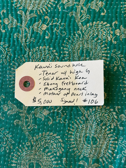 Kaua’i Soundhole - Tenor