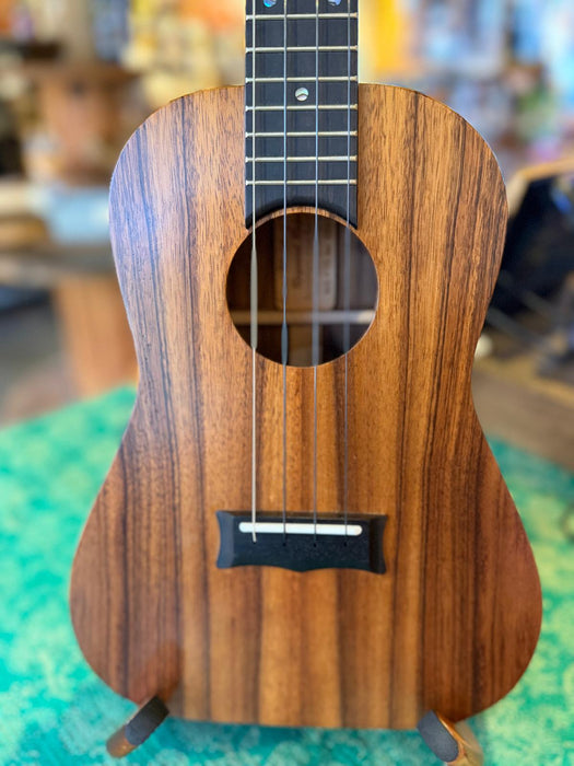 Solid Kauai Koa - Tenor Low G set-up, Ebony Fret board #306