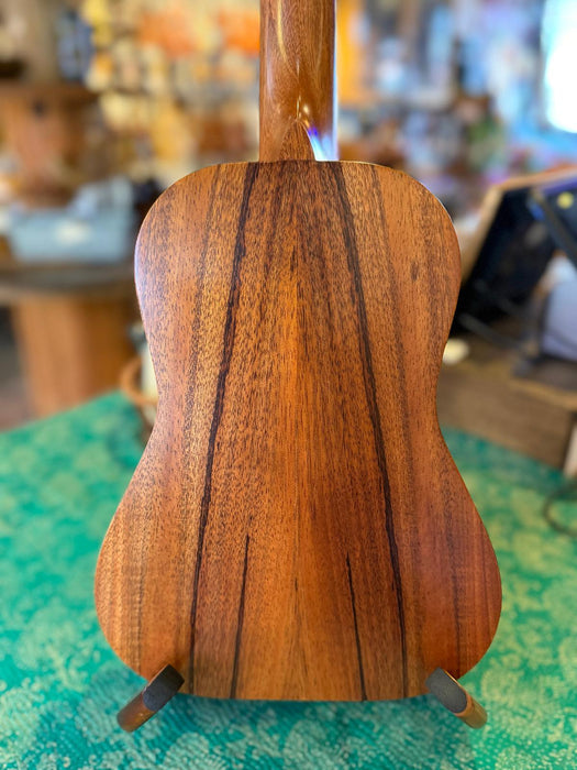 Plain Koa - Solid Concert, Ebony Fret board #403