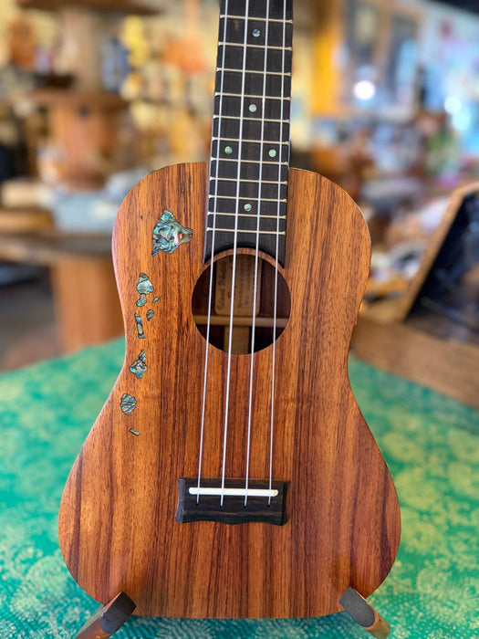 Hawaii Island Chain - Heirloom, Solid Kauai Koa, Concert, Ebony Fret board #210